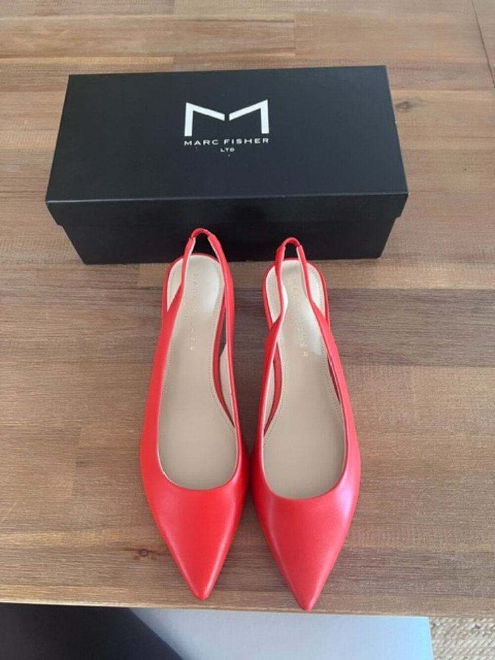 Marc Fisher LTD Posey Kitten Heel Slingback Pump, Size 7.5M